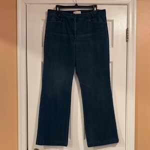 Talbots Dark Blue Flare Jeans